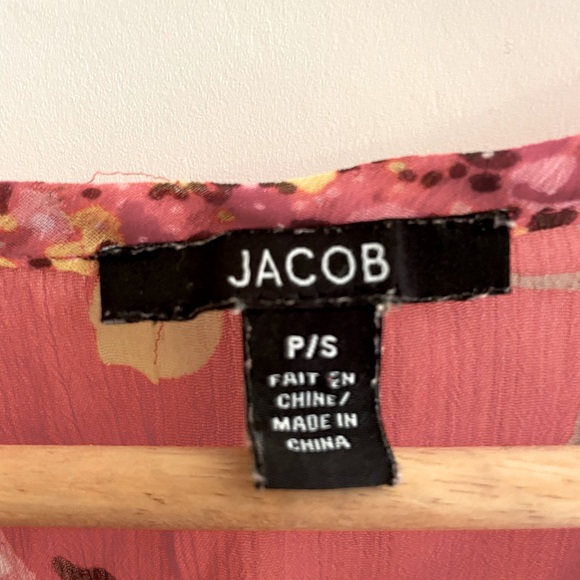 🦋 2 / $27. 🦋 Jacob Size Small Floral Orange & multicolour sleeveless blouse. - Picture 3 of 5